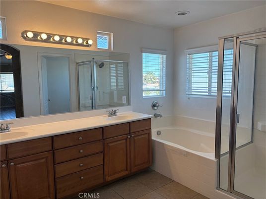 Bathroom, Dual Sink Vanities, Glass Shower, Interior