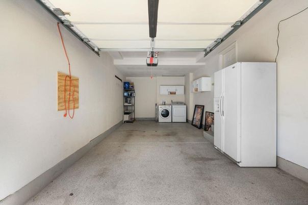 Fireplace, Garage, Interior, Utility Closets, Washer