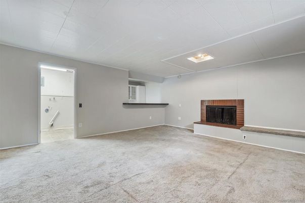 Bathroom, Empty room, Fireplace, Interior