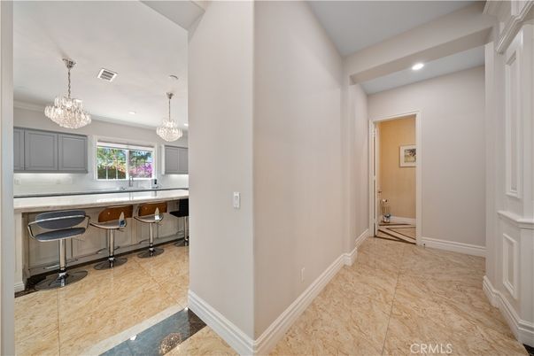 Chandelier, Interior, Kitchen, Recessed Lighting