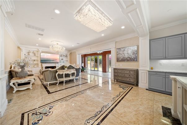 Chandelier, Interior, Living room, Recessed Lighting