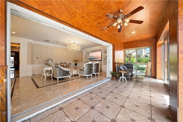 Chandelier, Interior, Living room, Recessed Lighting, Wooden Ceilings