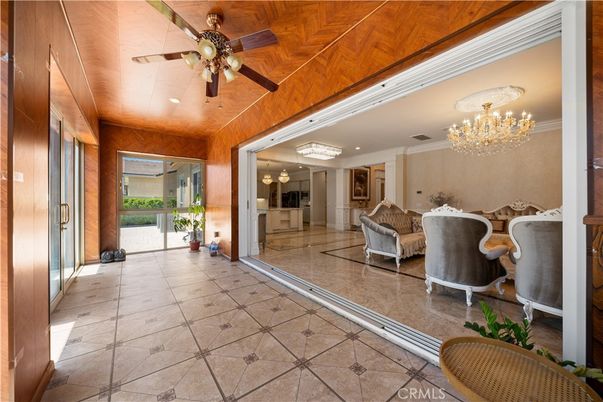 Chandelier, Interior, Recessed Lighting, Wooden Ceilings, Wooden Walls