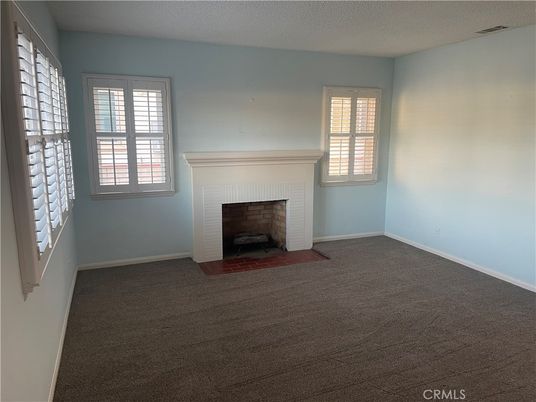 Empty room, Fireplace, Interior