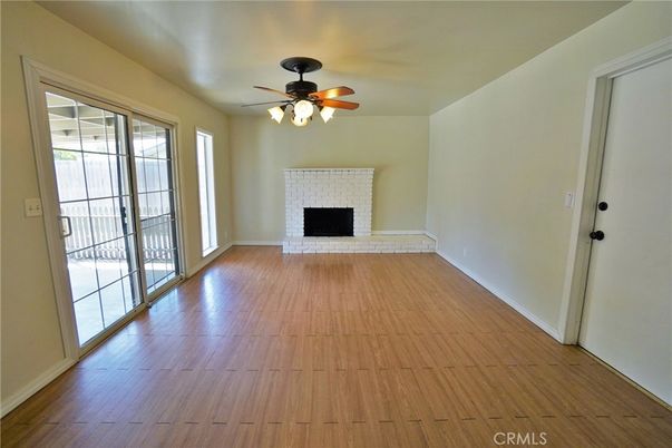 Empty room, Fireplace, Interior, Wood Texture Flooring
