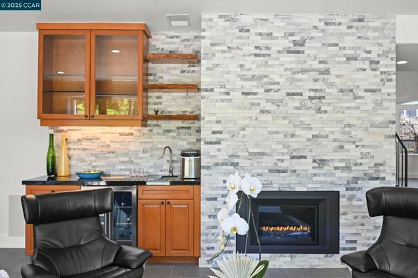 Fireplace, Interior, Stone Walls