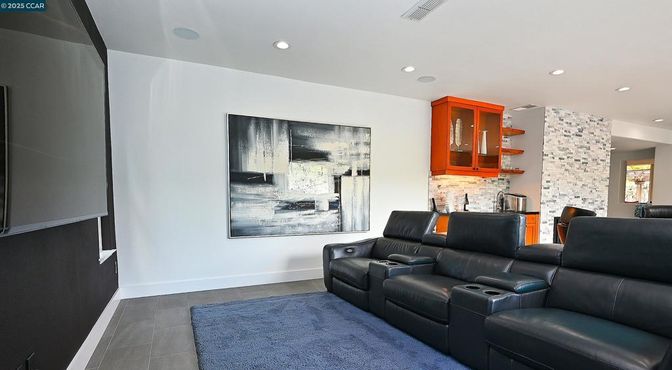 Home Theatre Room, Interior, Recessed Lighting, Theatre Room