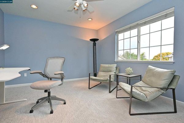 Home Office, Interior, Recessed Lighting