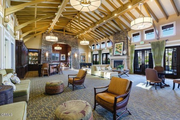 Dining room, Fireplace, Interior, Living room, Pendant Lights, Stone Walls, Wooden Beams
