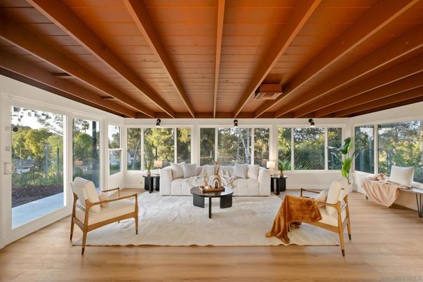 Interior, Living room, Sun Room, Wooden Beams, Wooden Ceilings, Wood Texture Flooring