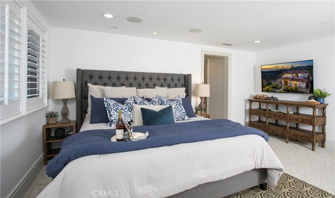 Bedroom, Interior, Recessed Lighting