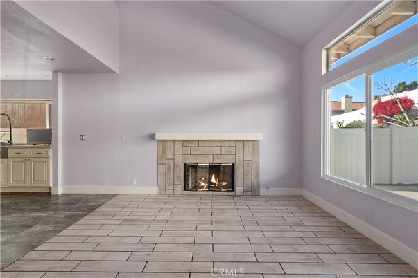 Empty room, Fireplace, Interior
