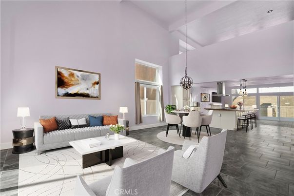 Dining room, Interior, Kitchen, Living room, Pendant Lights