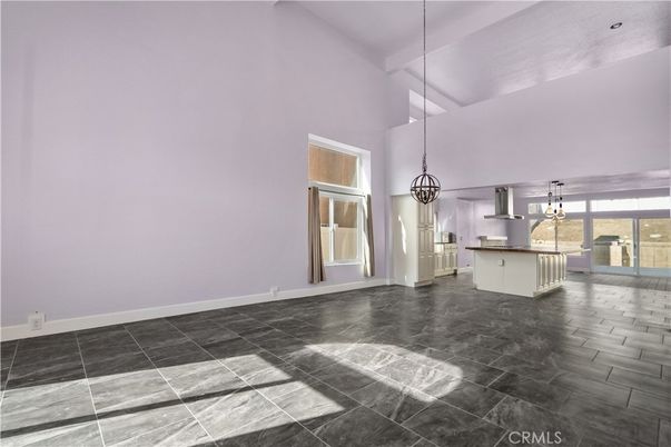 Chandelier, Empty room, Interior, Kitchen, Pendant Lights