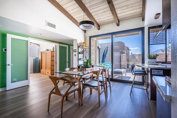 Dining room, Interior, Wooden Beams, Wooden Ceilings, Wood Texture Flooring