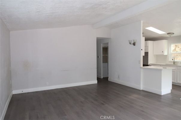 Empty room, Interior, Kitchen, Wood Texture Flooring