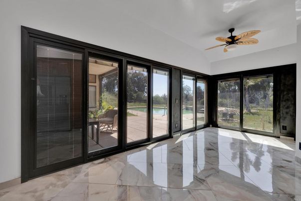 Empty room, Interior, Marble, Sun Room