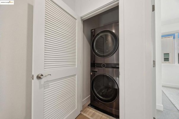 Interior, Utility Closets, Washer, Wood Texture Flooring