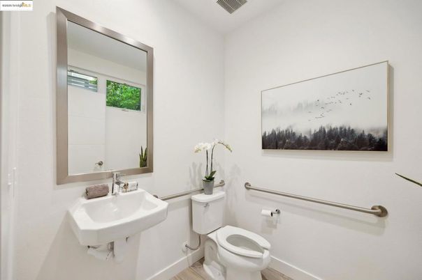 Bathroom, Interior, Wood Texture Flooring