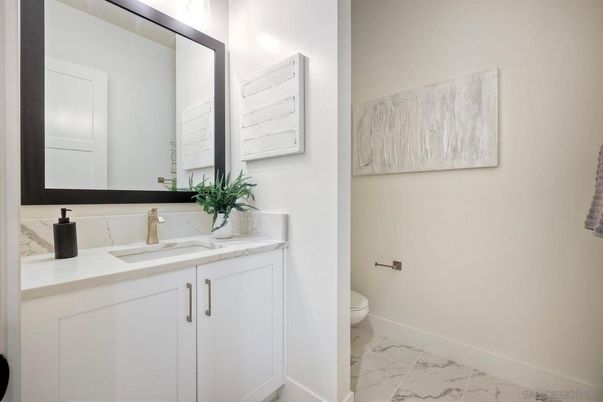 Bathroom, Dual Sink Vanities, Interior, Marble