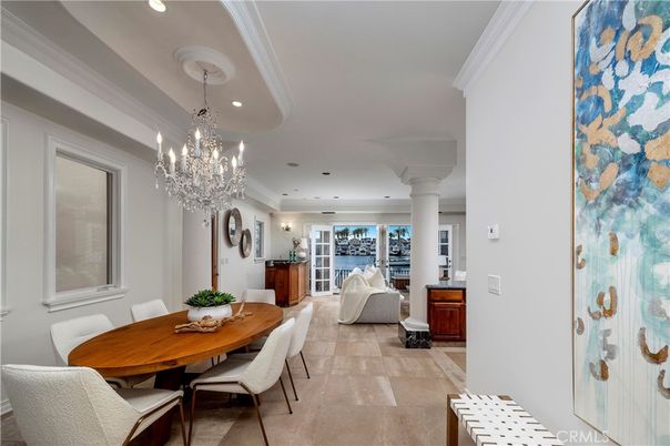 Chandelier, Dining room, Interior, Living room, Recessed Lighting