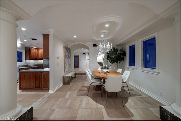 Chandelier, Dining room, Interior, Kitchen, Recessed Lighting