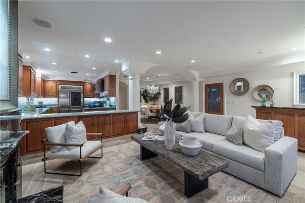 Dining room, Interior, Kitchen, Living room, Recessed Lighting, Stainless Steel Appliances