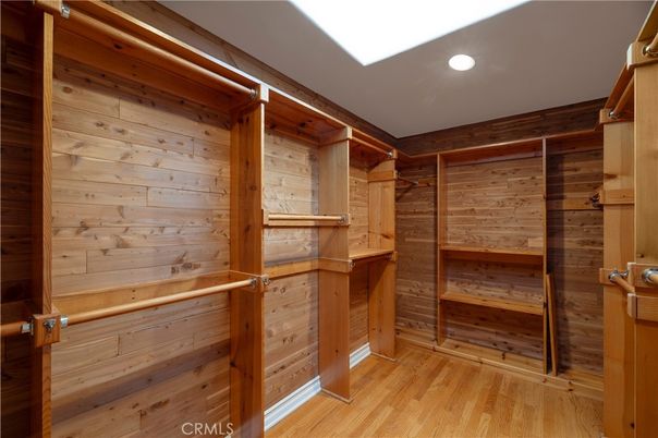 Interior, Recessed Lighting, Wood Texture Flooring, Wooden Walls