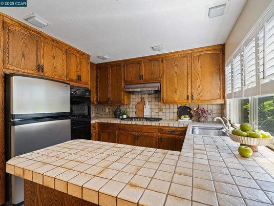 Interior, Kitchen, Tile Countertops