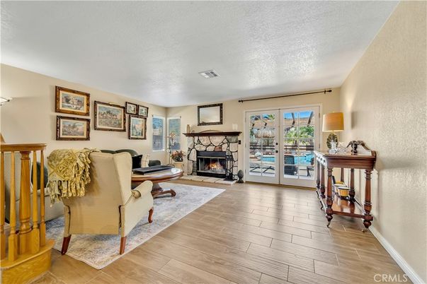 Fireplace, Interior, Living room, Wood Texture Flooring