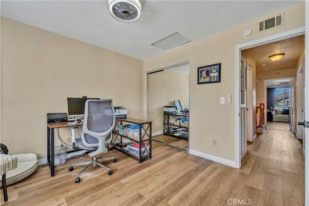 Home Office, Interior, Wood Texture Flooring