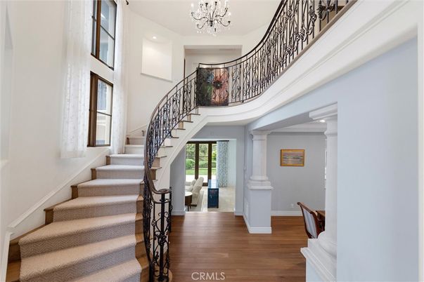 Chandelier, Interior, Recessed Lighting, Wood Texture Flooring