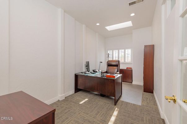 Home Office, Interior, Recessed Lighting