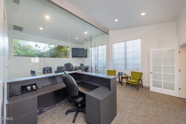 Home Office, Interior, Recessed Lighting