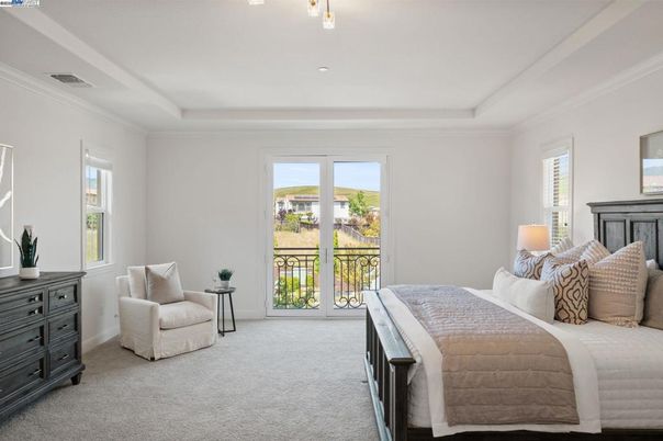 Bedroom, Interior, Recessed Lighting