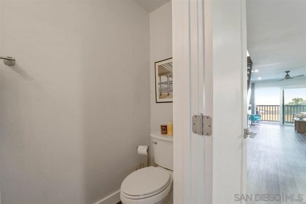 Bathroom, Interior, Recessed Lighting, Wood Texture Flooring