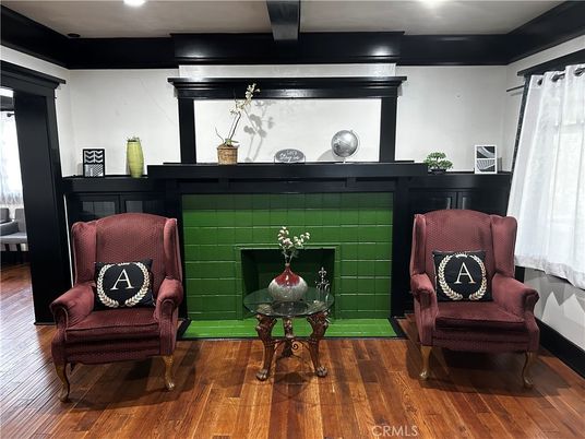 Fireplace, Interior, Wood Texture Flooring