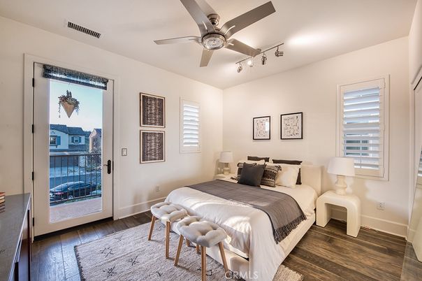Bedroom, Interior, Wood Texture Flooring