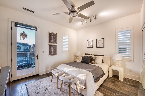 Bedroom, Interior, Wood Texture Flooring