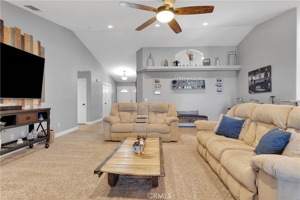 Interior, Living room, Recessed Lighting