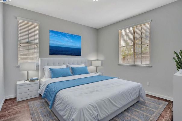 Bedroom, Interior, Wood Texture Flooring
