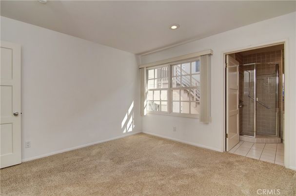 Bathroom, Empty room, Glass Shower, Interior, Recessed Lighting