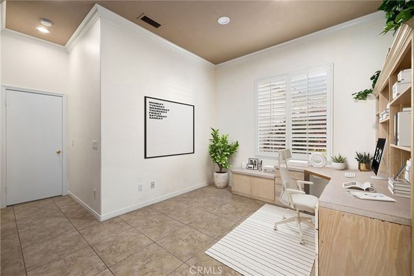 Home Office, Interior, Recessed Lighting