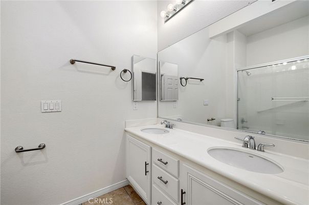 Bathroom, Dual Sink Vanities, Glass Shower, Interior