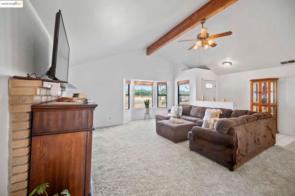 Interior, Living room, Wooden Beams