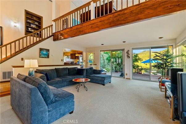 Interior, Living room, Wooden Beams