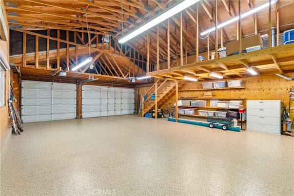 Garage, Interior, Wooden Beams, Wooden Ceilings, Wooden Walls