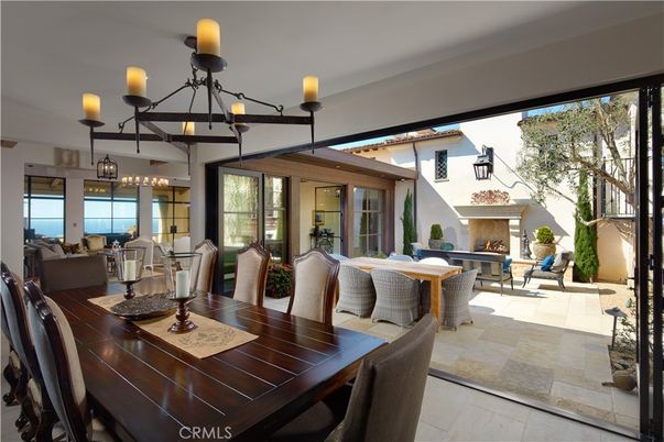 Chandelier, Dining room, Fireplace, Interior, Living room
