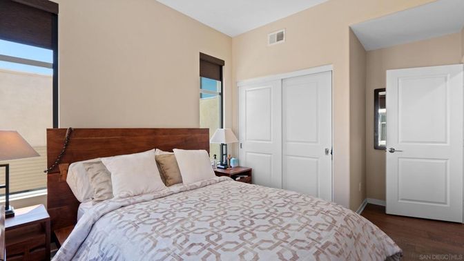 Bedroom, Interior, Wood Texture Flooring