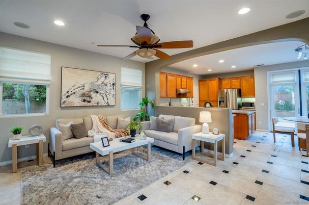 Interior, Kitchen, Living room, Recessed Lighting, Stainless Steel Appliances